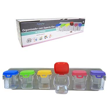 Imagem de ORGANIZADOR C/SUPORTE FIXO C/ 6 DISPENSER
