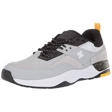 Imagem de DC Tênis de skate masculino E.tribeka Se, Preto/cinza/amarelo, 13