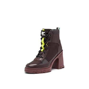 Imagem de SOREL Bota feminina Brex com salto de renda, New Cinder, Sea Sprite, 6