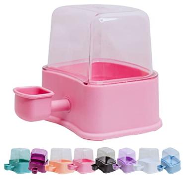 Imagem de Bebedouro Para Cães Cachorros Gato Pet Automático Para Pelos Longos 2,3 Litros (Rosa)