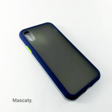Imagem de Case Capa Color Acrílico e Silicone Azul Marinho Iphone XSMax