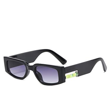 Imagem de Óculos de sol Moda Personalidade Tendência Pequena Armação Quadrada Óculos de Sol Nível Masculino e Feminino Óculos de Sol Moda, 3, Tamanho Único
