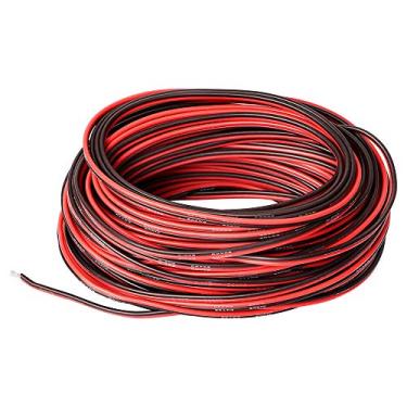 Imagem de EXZEIT 20 Guage Cabo de extensão de luzes de barco de silicone, 2 pinos de 1,8 m para navegação de barco, luzes de reboque de cortesia