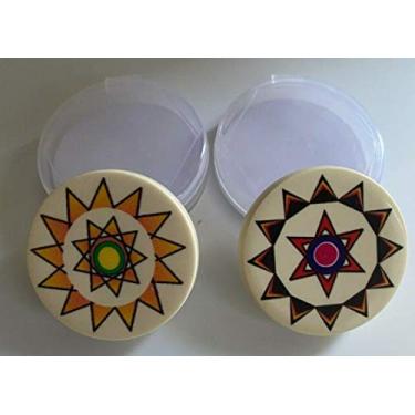 Imagem de Family Cart Carrom Tournament Striker (conjunto com 2) Design/cor pode variar 100% com entrega rápida