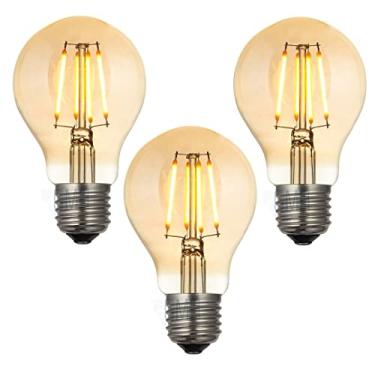 Imagem de 3X Lâmpada Filamento De Led Poptem A19 4W Bivolt