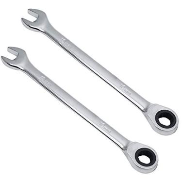 Imagem de Kyuionty Conjunto de chaves de catraca métricas de 10 mm com movimento de 5° e 72 dentes endurecidos para projetos de espaços apertados