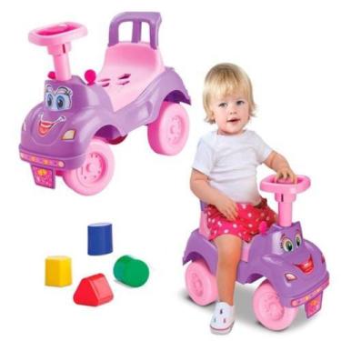 Imagem de Totokinha Triciclo Menina Andador Sport Motoca Rosa Infantil Bebe - Ca