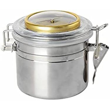 Imagem de Acessórios Para Charutos Umidificador De Tabaco Umidificador Jarra De Charutos Cachimbos Acessórios Para Fumar Caixa Umidificador Viagem Presente De Aço Inoxidável,S