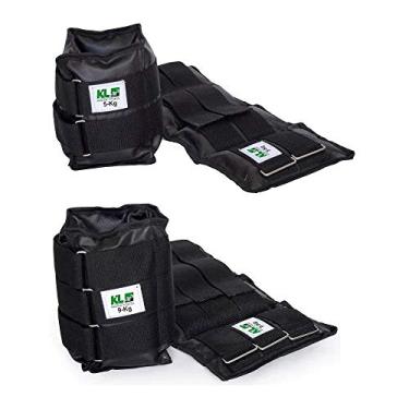 Imagem de Kit Caneleiras Peso Funcional Profissional Lona 5kg 9kg