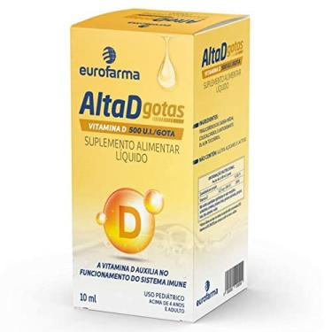 Imagem de Alta D Vitamina D 500Ui/Gota 10mL