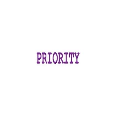 Imagem de Carimbo Priority auto-tintado - Roxo