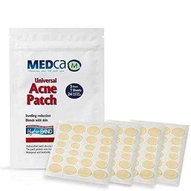 Imagem de Capas Absorvedoras de Acne - Ligaduras para Cuidados com Acne Hidrocolóide (96 Contagem) 3 Tamanhos de Patch Universal, Tratamento de Acne Blemish Treatment for Face & Skin Pore Pore Patch Conceals, Reduza Pimples Blackheads, Pacote May Vary
