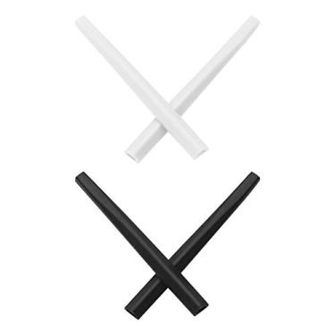 Imagem de Mryok – Opções de substituição para óculos de sol Oakley Deviation, White & Black, One Size