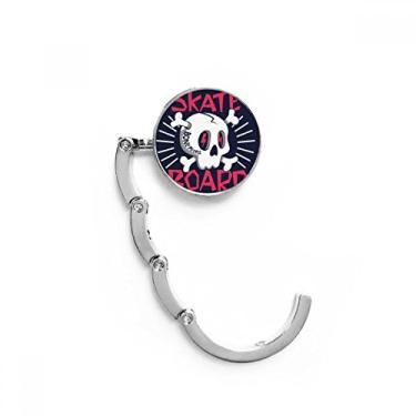 Imagem de Skate Tabuleiro de esqueleto indiano Sacrifice Totem Gancho de mesa com fecho decorativo dobrável