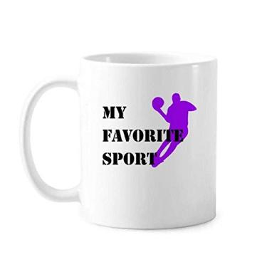 Imagem de Like Sports Fitness Balanced Dribble Caneca Cerâmica Café Porcelana Talheres