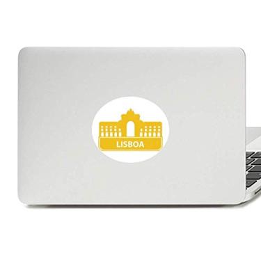 Imagem de Lisboa Portugal Decalque de vinil com emblema gráfico para laptop