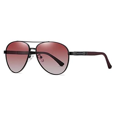 Imagem de Óculos de sol Masculino Banned 1976 Classico Aviador Óculos Polarizados com Proteção Uv400 (C4)