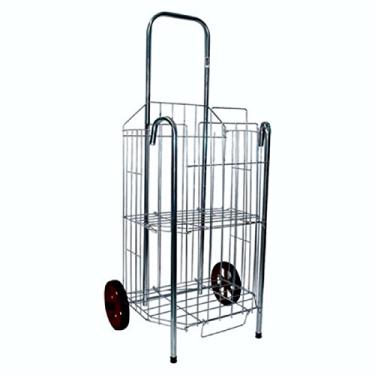 Imagem de Carrinho De Feira CSK 001 Bengala Reforçado Zincado