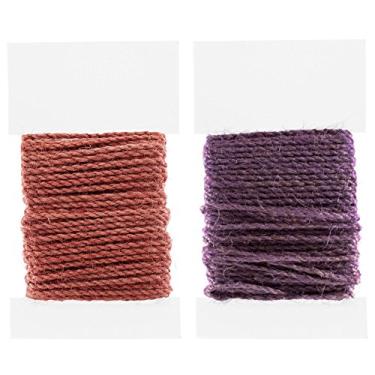 Imagem de Corda de juta Paracord Planet – 2 mm de diâmetro – Pacote com 5 e 50 metros – Disponível em uma variedade de cores