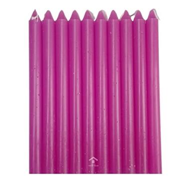 Imagem de Vela Palito Especial MAGENTA Pct com 10 unidades