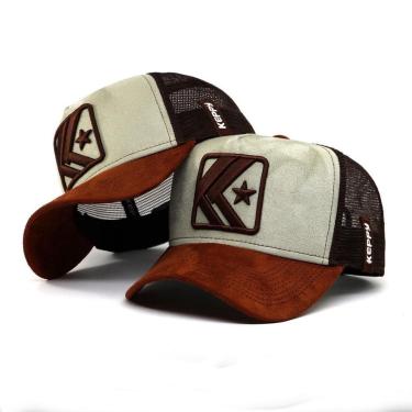 Imagem de Boné Masculino Trucker Telinha Americano Aba Curva Original Keppy K29-Unissex