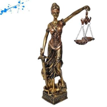 Imagem de Estatueta Decorativa Deusa Da Justiça Themis Escritório Advocacia - Gr