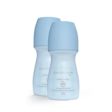 Imagem de Kit 2 Desodorante Giovanna Baby Blue Roll-On Antiperspirante 48H 50ml