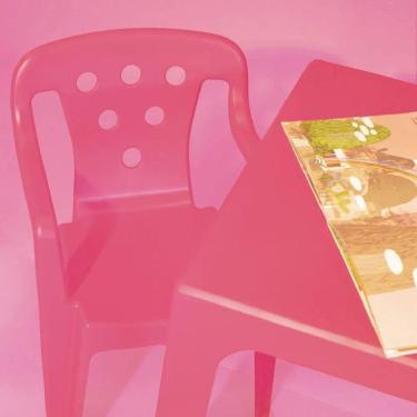 Imagem de Kit Mesinha + 2 Cadeiras Infantil Rosa - Mor