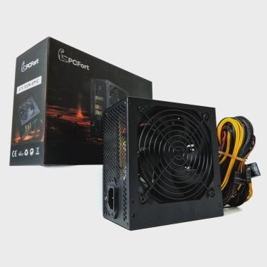 Imagem de Fonte 500w PCFort 80 Plus Bronze, automática com pfc ativo