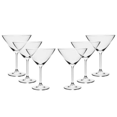 Imagem de Conjunto de Taças para Martini Bohemia em Cristal 280 ml - 6 Peças