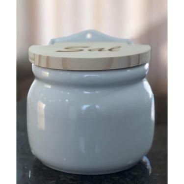 Imagem de Saleiro Parede 1KG - Porcelana Branca