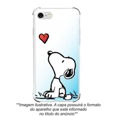 Imagem de Capinha Capa Para Celular Samsung Galaxy A6 Plus - Snoopy Love Snp13 -