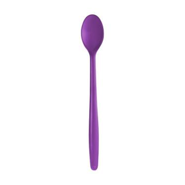 Imagem de Colher Longa Roxa Açai Descartável 500 Unidades