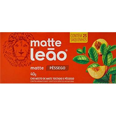 Imagem de Leão Chá Matte Com Pêssego Fuze Com 25 Saquinhos