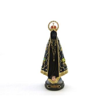 Imagem de Imagem Nossa Senhora Aparecida Com Arco Resina 30 Cm