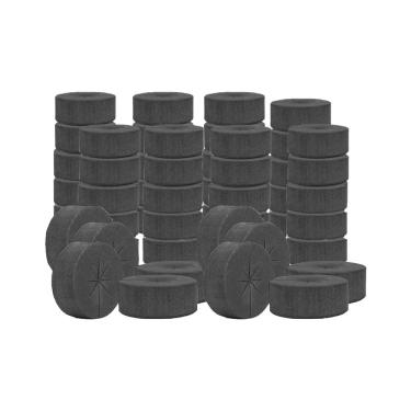 Imagem de SUCOHANS Pacote com 50 inserções de coleiras de clonagem de espuma de grau premium, colarinhos de clonagem, melhor do que neoprene para germinação de plantas hidropônicas em máquinas de clonagem e clone DIY, serve para copos de rede de 5 cm (preto)