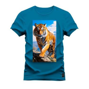 Imagem de Camiseta Plus Size T-Shirt Algodão Premium Estampada Tigrão - Nexstar