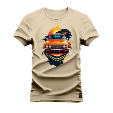 Imagem de Camiseta Plus Size Confortável Premium Estampada Car Muscle Sol - Nexs
