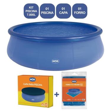 Imagem de Kit Piscina Circular Inflável 7.800 L