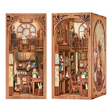 Imagem de CUTEBEE Book Nook Kit - DIY Miniature House Kit for Adults and Teens, Dollhouse Booknook Tiny House Model Build Bookshelf Decor, Gifts for Family, Friends