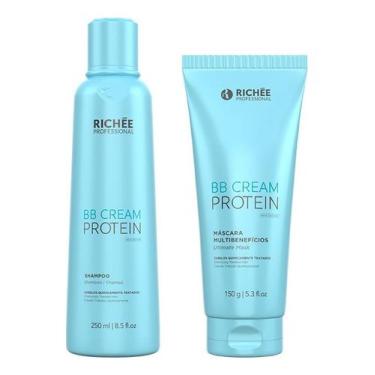 Imagem de Bb Cream Protein Shampoo E Máscara Hidratante 400ml - Richee