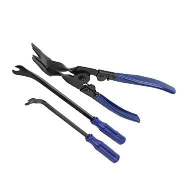 Imagem de 3 Peças Ferramenta de Remoção de Fivela de Rebite Conjunto de Alicate Leve Azul Reparação Automática Com Armazenamento Oxford Bolsa