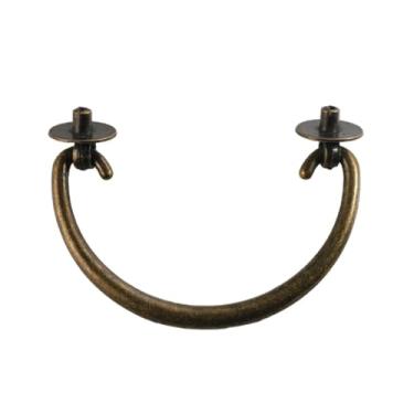 Imagem de Puxadores de anel vintage, puxadores de 3,26" com furos centrais, puxador de gaveta, puxador de cômoda, puxador de caixa de armário(Bronze)