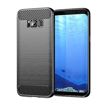 Imagem de Capas para Samsung Galaxy S8.Caso básico,Botão de pressão flexível / 360 ° Proteção completa,Anti-fingerpirnts