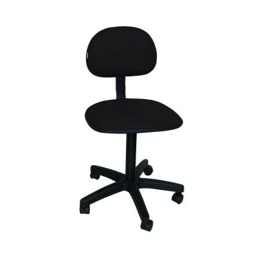 Imagem de Cadeira Secretária Pistão Fixo Corano-Preta.