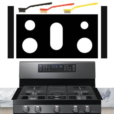 Imagem de Tapetes de proteção de fogão para Samsung protetor de fogão a gás reutilizável antiaderente lavável mantém o fogão limpo e