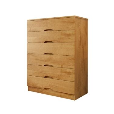 Imagem de Cômoda Para Quarto 6 Gavetas Sevilha Made Marcs - Peroba