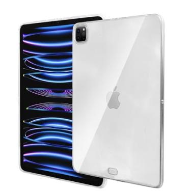 Imagem de Capa transparente para iPad Pro 11 polegadas 2021, 2020 (3ª, 2ª geração), capa traseira transparente, suporta o carregamento do Apple Pencil