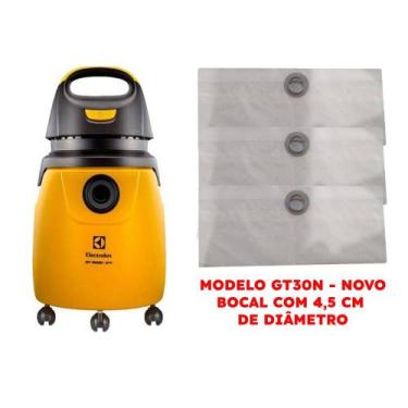 Imagem de Kit 3 Sacos Descartável Aspirador Electrolux Gt 3000 Pro - GT30N - Ori