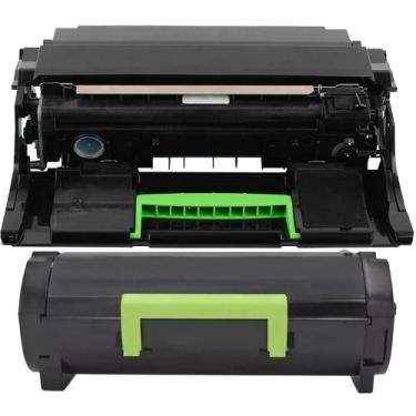 Imagem de Kit Drum 520z + Toner 624X compatível lexmark MX810 - Digital Qualy